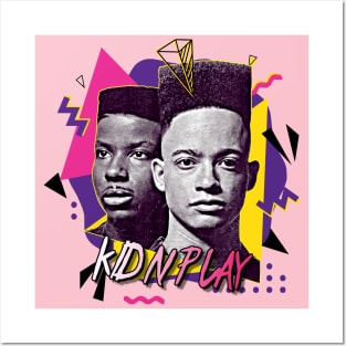 Kid N Play Retro 90s Graphic FanArt Posters and Art